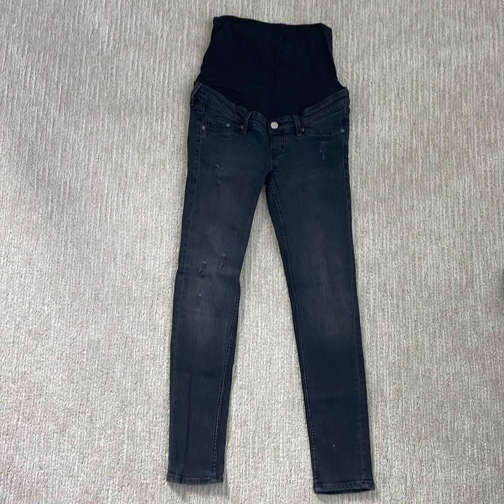 Maternity Petite Skinny Jeans H&M - Size 4P, black